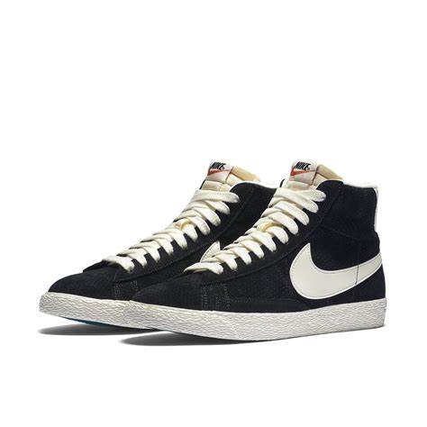 nike sportswear blazer mid suede vintage sneaker für damen schwarz